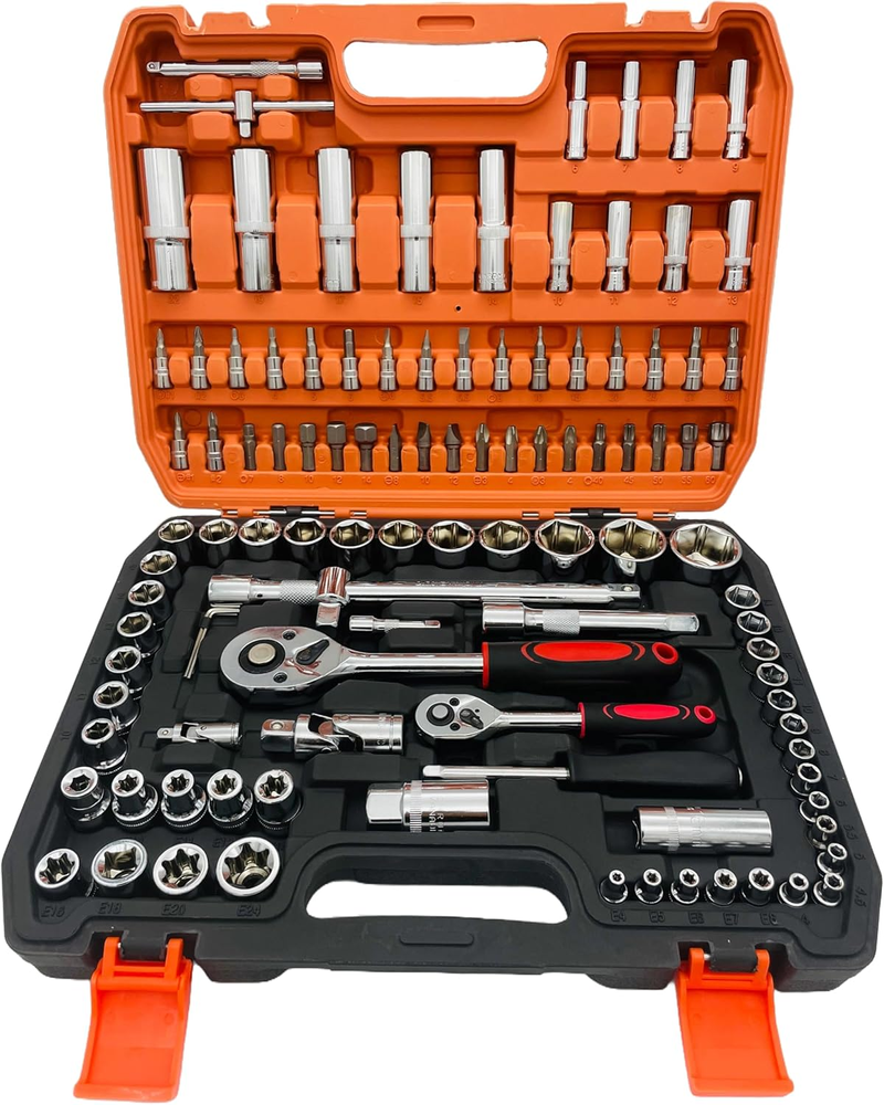 Jogo de Soquetes 61pçs — visão geral da maleta